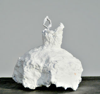 Tanzkleid, 2005, paper/glue, size 12.5cm